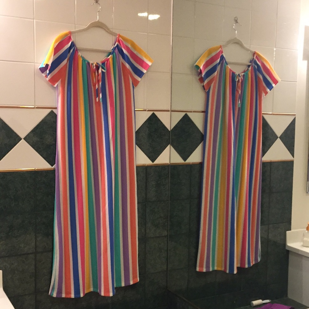 Retro vintage beach terry cloth beach cover up